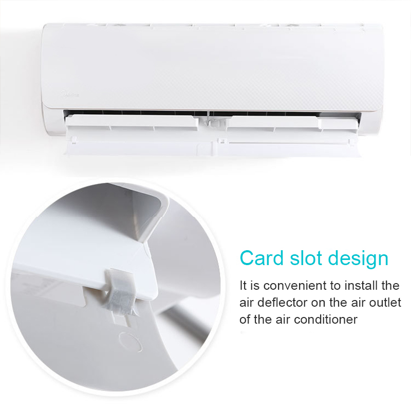 Adjustable Air Conditioner Deflector Confinement Air Deflector Outlet Air Wing Air Cooled Anti Blast Baffle Wind Direction