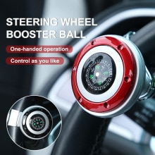 Auto Lenkrad Spinner Knopf Kompass 360-grad Energie Griff Ball Booster Für Auto Fahrzeug Lenkrad Auto Drehen helfer