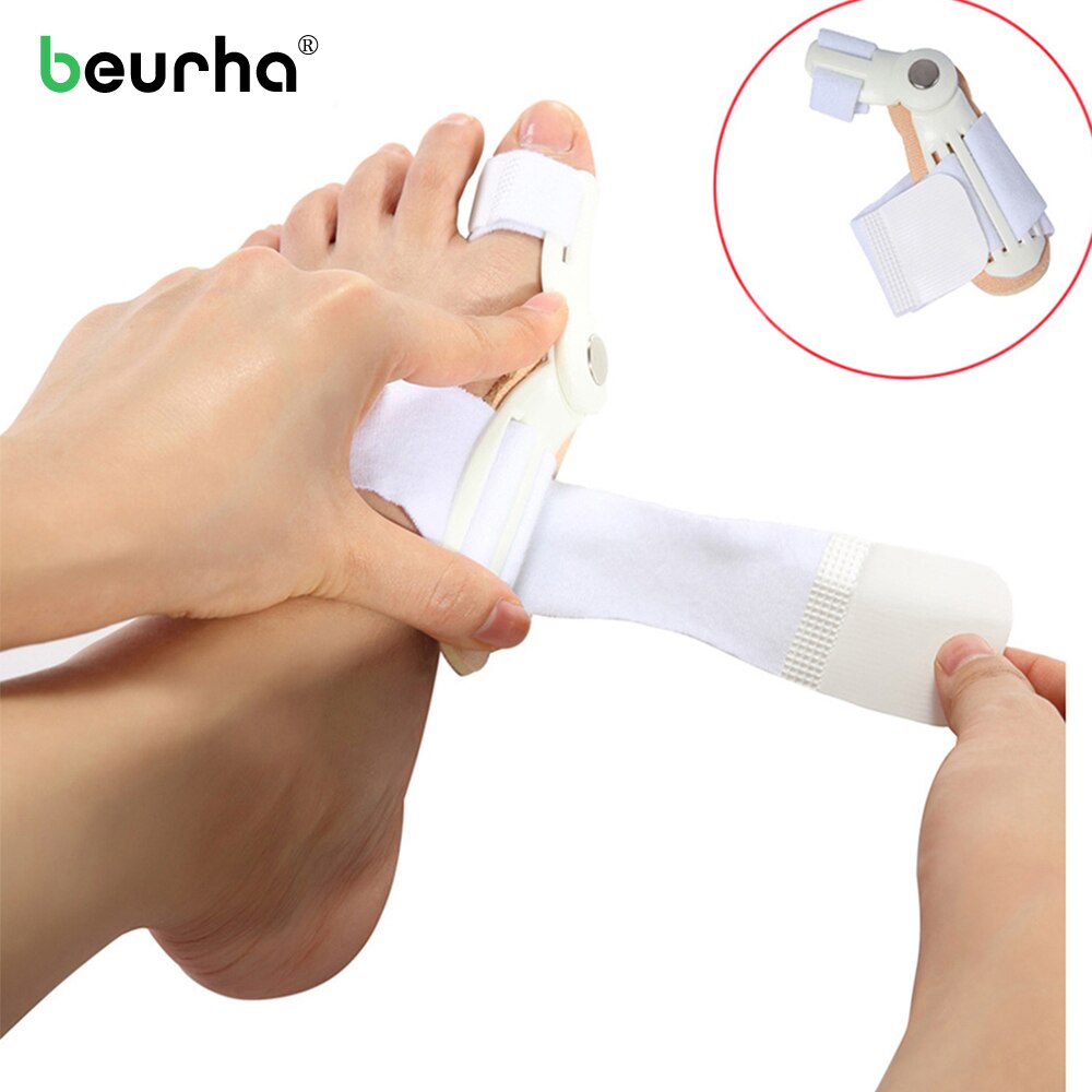 thumbnail image 2 of 2-Pack Big Toe Bunion Splint - Straightener Corrector For Hallux Valgus Pain Relief 2 of 3