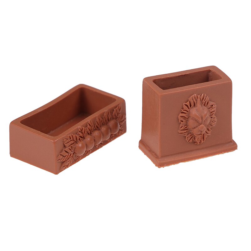 7pcs/set Resin Flowerpot Bonsai Pots Mini Garden Plant Pot Home/Office/Garden Decoration Supplies Doll House Accessories