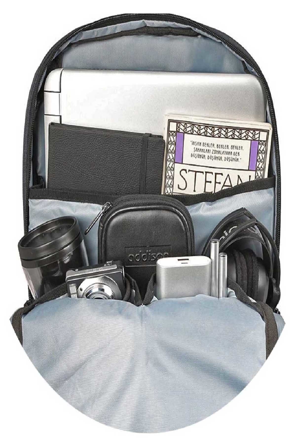 Burgundy Unisex Notebook Laptop Computer Backpack A448B