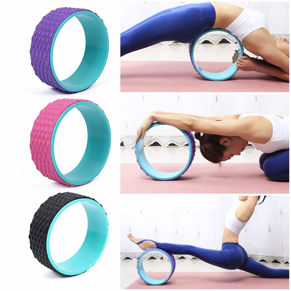 Yoga Wheel - 8mm Thick - 3D Massage Points - Back Training - TPE Material