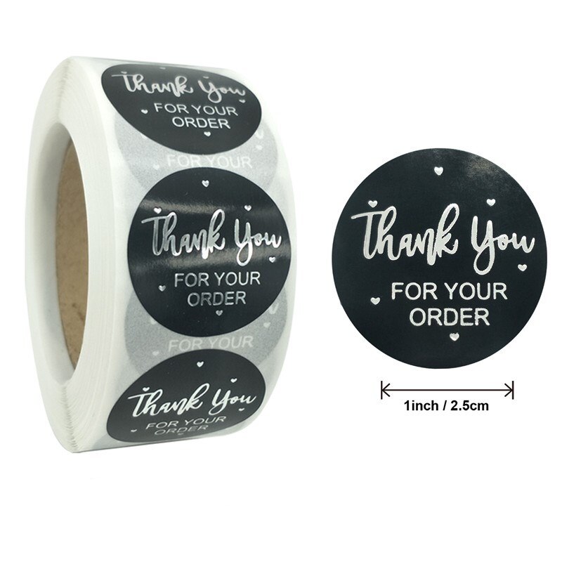 Bronzing Gold 100-500pcs Thank You for Your Order ... – Vicedeal