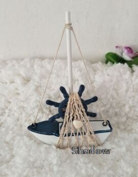 Mini Boat Props Newborn Baby Photography Props Sea Theme Mini Ship Prop Baby Shoot Accessories Infant Photo Decorations: 04