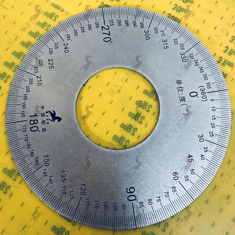 160x60x2 Stainless steel decorative plate Dial Stainless steel disc round measuring tool dial circle