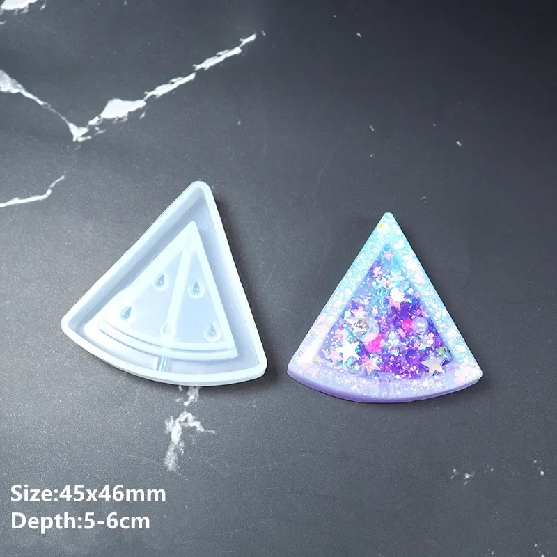 Shaker moldes de silicona resina epoxi oso estrella paleta Shaker molde llavero encantos molde brillante DIY joyería herramienta artesanal: Azul