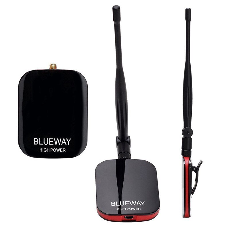 3000mw de alta potência sem fio placa rede adaptador wi-fi receptor 8192fu chip 5db antena