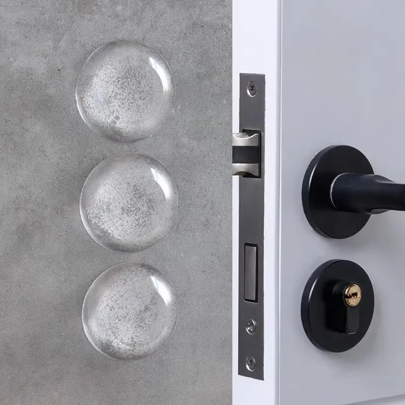 Transparante Zachte Siliconen Deurstopper Bumper Mute Stickers Wandbescherming Uitlaatdemper Deurstopper Meubels Anti-Crash Pad