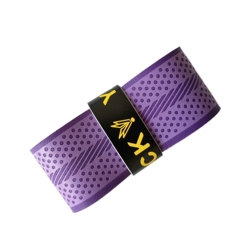 Breathable Multi-color Badminton Racket Overgrips PU Pressure Point Grip Tape Tennis Paddle Non-Slip Over Grips: Brown