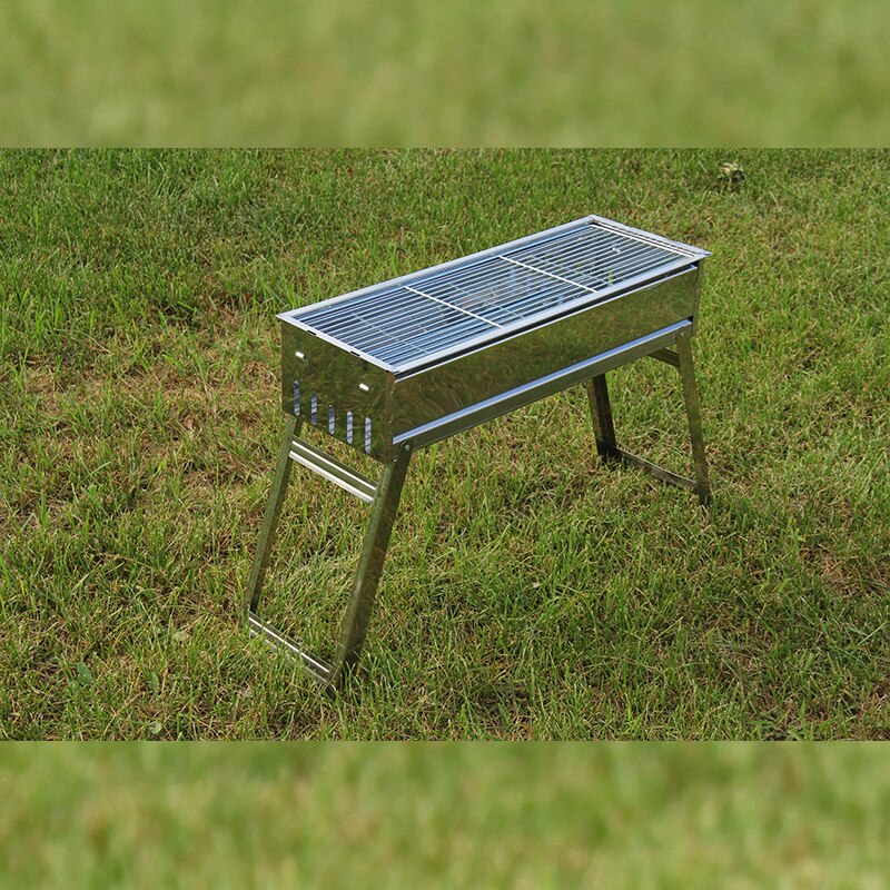 large camping stainless steel car bbq charcoal grill