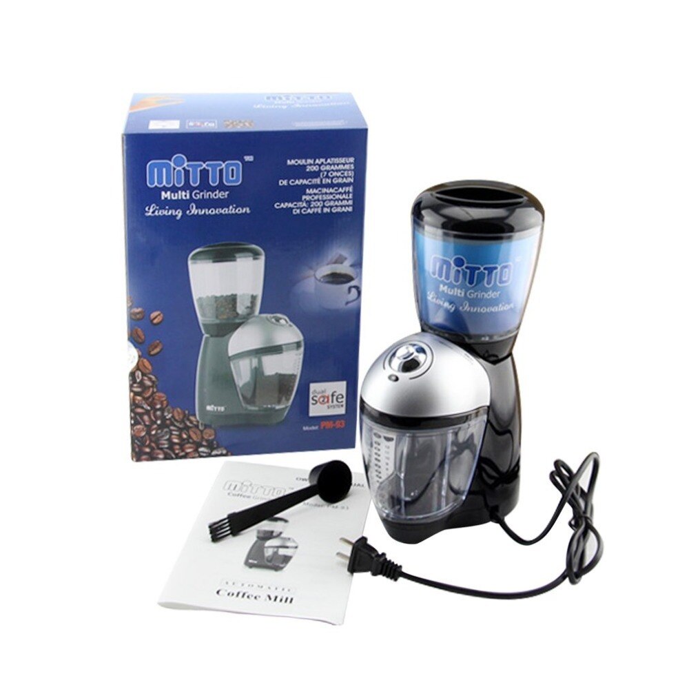 Home Coffee Grinder Electric Grinding Machine Equipped With 420 Stainless Steel Grinding Disk Coffee Maker 220-240V
