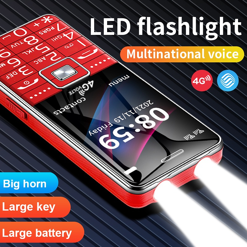 Niska cena Telefon komórkowy dla osób starszych Duży przycisk Szybkie połączenie Podwójne karty SIM Głośny dźwięk Telefon komórkowy sos Dwie latarki Tania duża bateria