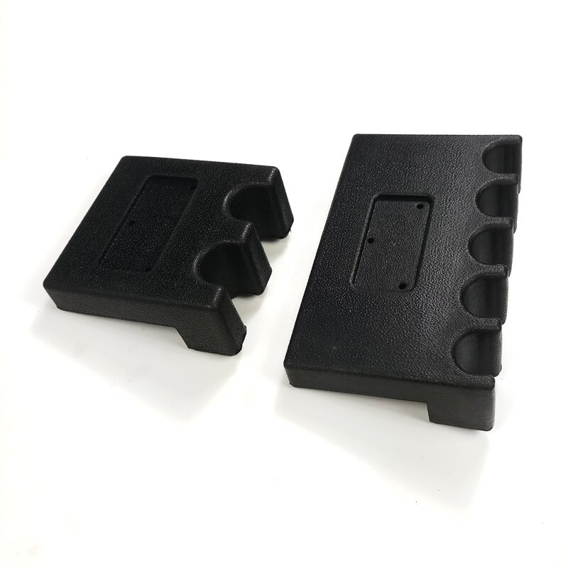 Soportes para tacos de mesa de billar de goma negra, en 2 uds./4 Uds./5 uds., estante portátil para palo de billar de mesa para snooker/carom, accesorios de mesa