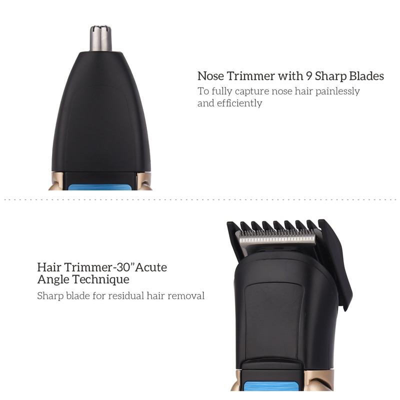 Rasoir électrique 3 en 1 à double alimentation, tondeuse Rechargeable, sans fil, accessoire de toilette pour hommes, Kit de toilettage