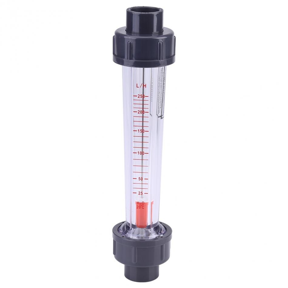 Vbestlife Plastic Instantaneous Flowmeter Tube Type 25-250L/H Instantaneous Water Flow Meter Flowmeter