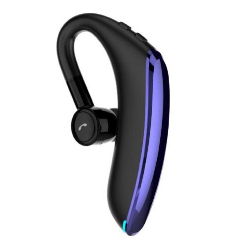 F900 tragbare bluetooth-business-headsets, 5.0 mini-auto-headsets mit sprachsteuerung (mono-funk) für mobiltelefonanrufe und sport-headsets: Lila
