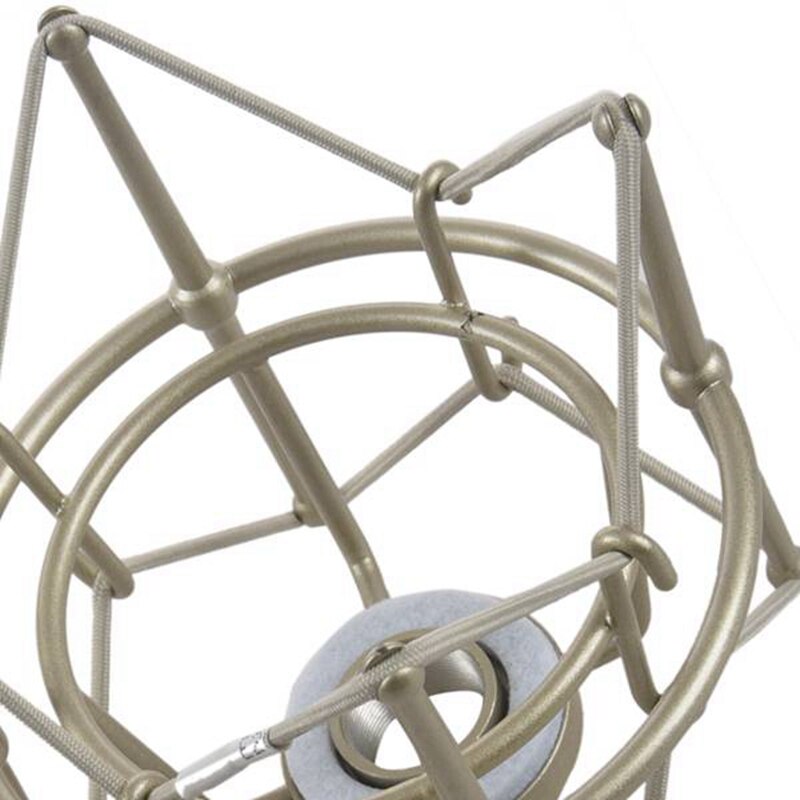 Recording Studio Metal Shockmount Clip Suspension Spiders Bracket Microphone Stand for Broadcast Mic Holder(Convex)