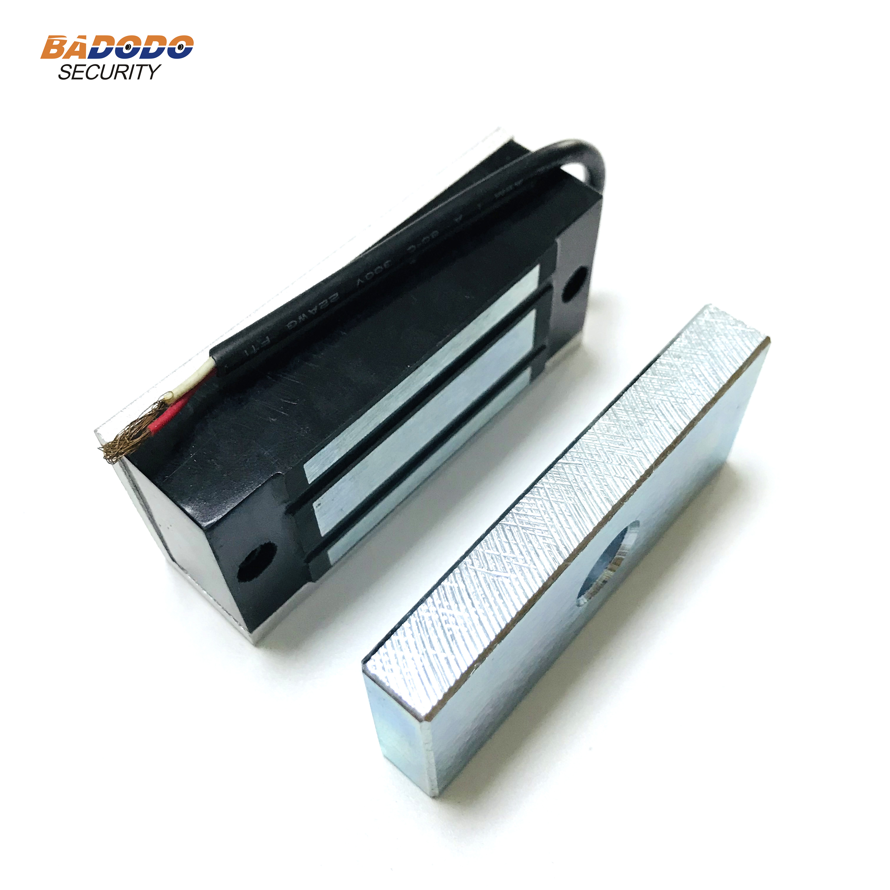 DC12V /24V electromagnetic lock magnetic lock 60Kg/100Lbs holding force for showcase cabinet door frameless glass door