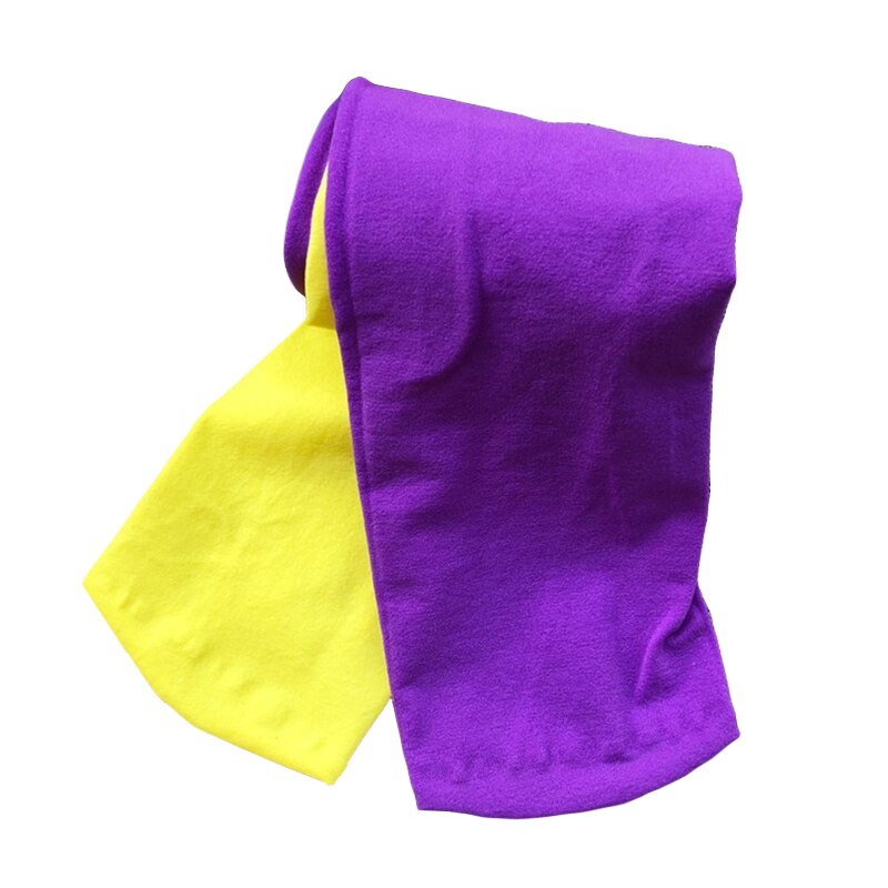 printemps et automne fille couleur bébé velours Ballet collants enfants deux couleurs couture Leggings AB chaussettes enfants danse collants: Yellow-Purple