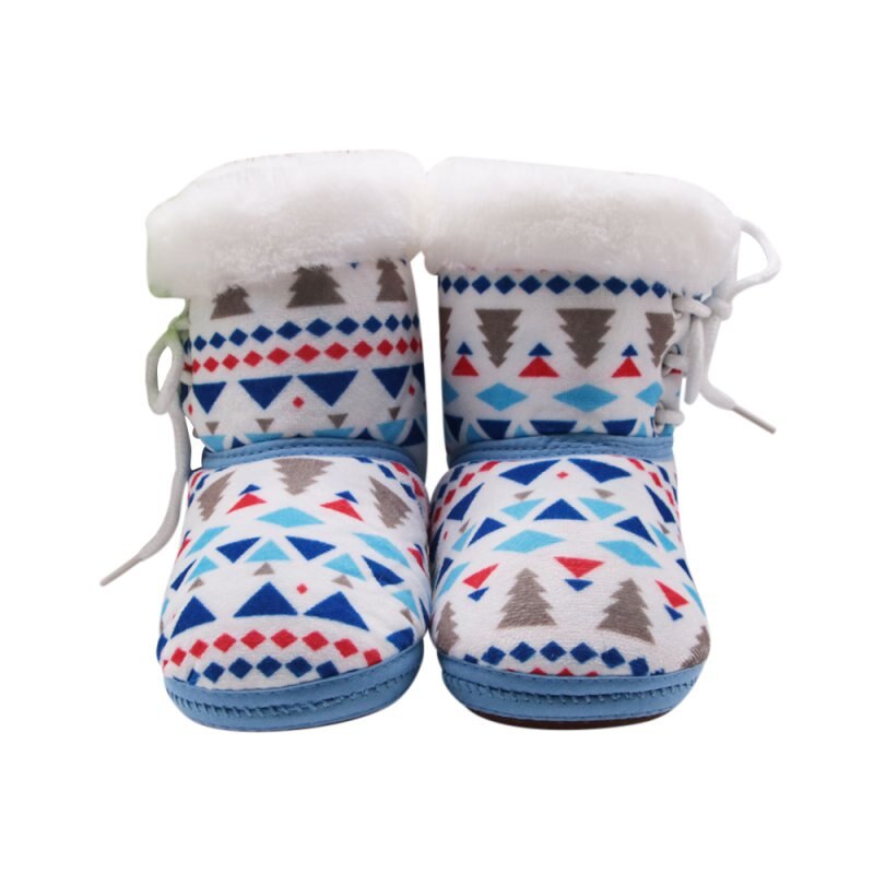 Botas de nieve de lana abrigadas para otoño e invierno, suela blanda para bebé, niña, niño, calzado para primeros pasos antideslizante, calzado para niño de cuna de 0 a 18 meses