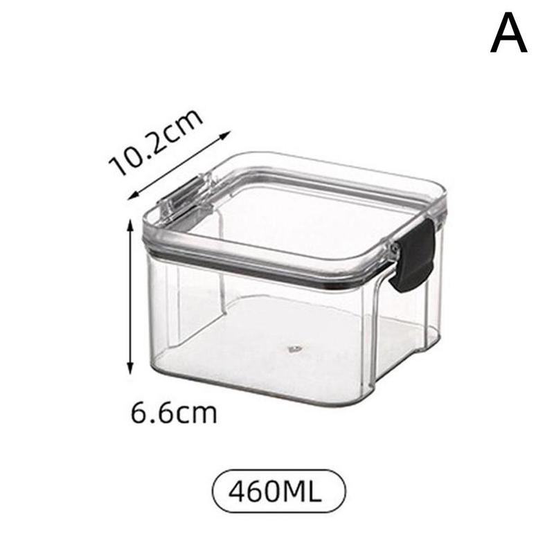 Grain Tank Transparent Plastic Household Kitchen Storage Fruit Storage Box Storage Dried Sealed Snack Kitchen Jar Jar Grain D5U2: A