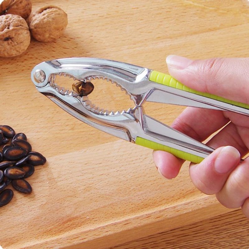 Cascanueces portátil para cocina, utensilio de cocina, descascarador, abridor de nueces, alicates, abridor de Metal, accesorios de cocina Cascanueces