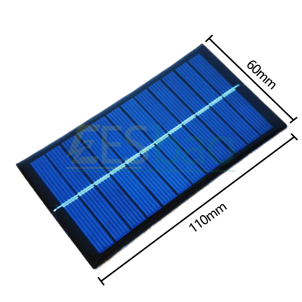 Zonnepaneel 6V 100MA 1W Mini Zonnestelsel DIY Voor Batterij Mobiele Telefoon Opladers Draagbare Zonnecel