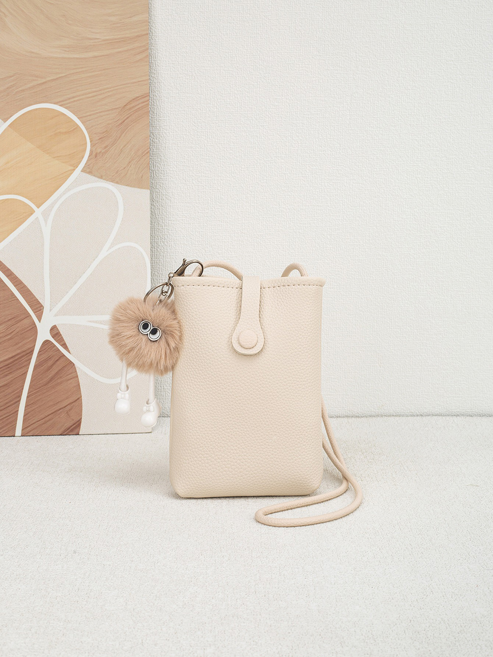 Luksusowa torebka na ramię typu wiaderko - damska torba crossbody o dużej pojemności, modna, prosta i uniwersalna torebka.: Beżowy