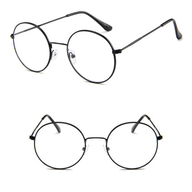 Unisex Korean Style Round Frame Clear Lens Glasses Reading Glass Optical Glasses Quiet Style Glasses: A