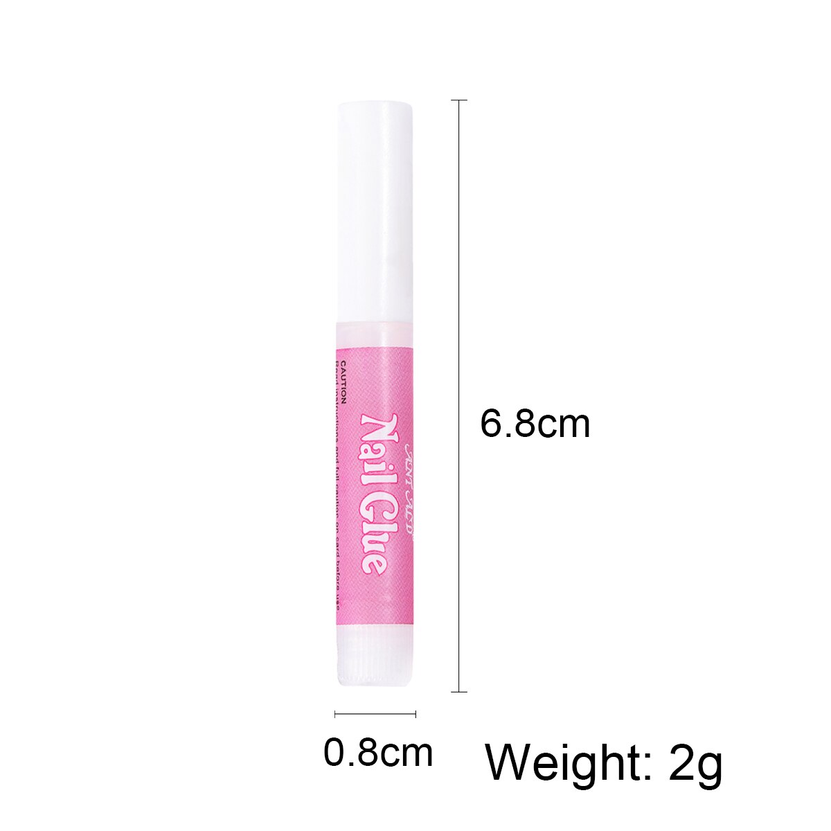 2 Stks/partij Mini Beauty Nail Lijm Voor Valse Art Versieren Acryl Steentjes 2G Nagellijm Tips Nail Art Tool