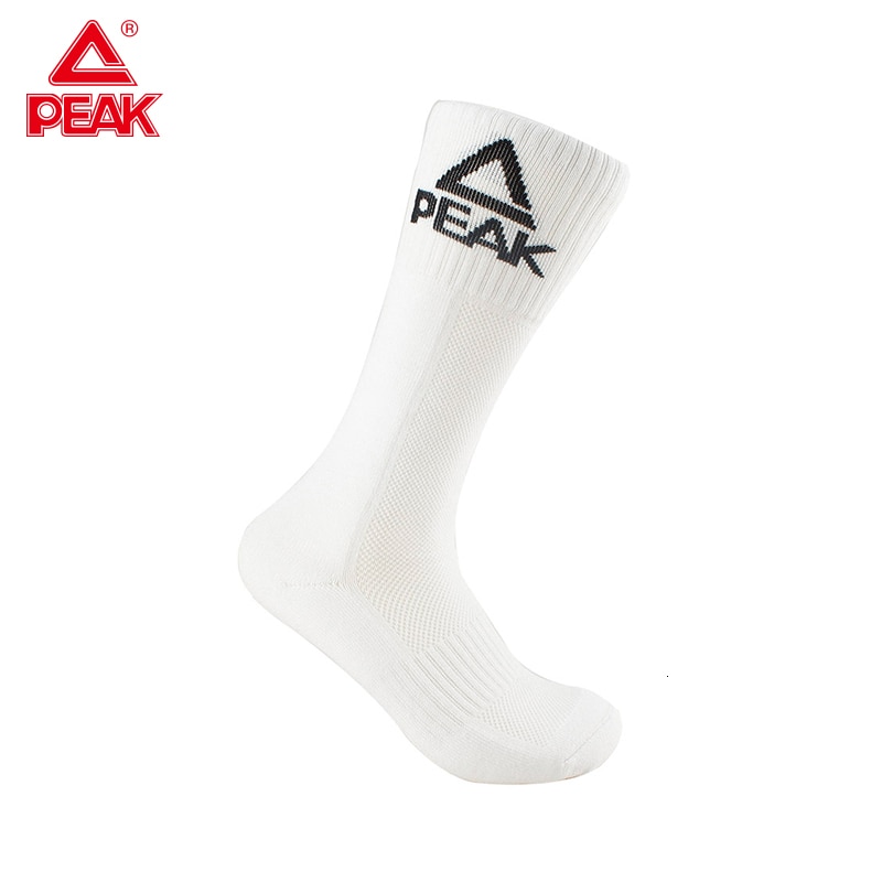 Peak Men's Basketball Socks - Knee-High, Breathable, Professional Sports & Cycling