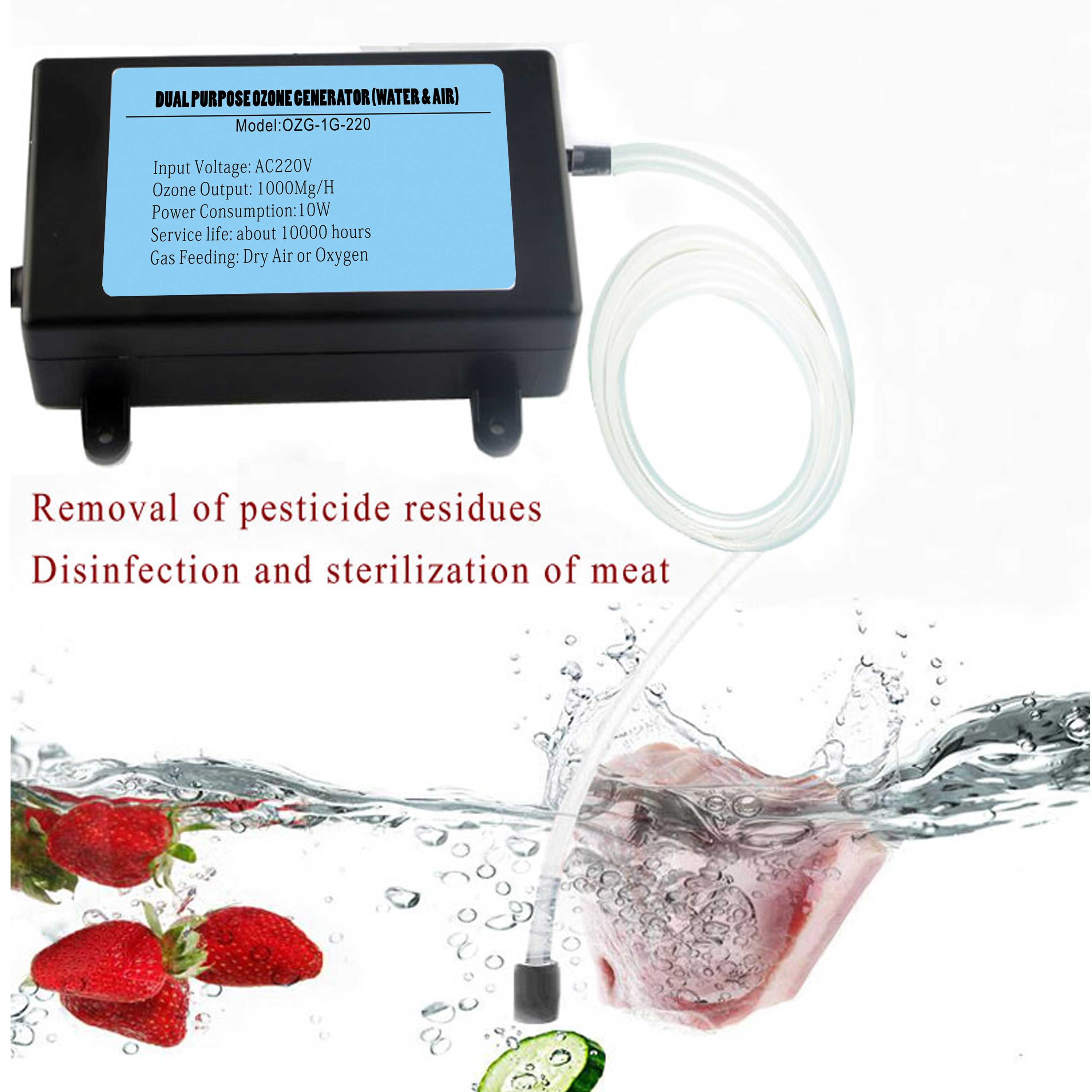 Corona Discharge Ozone Generator 1000MG for Plug EU/US/UK/OEM Optional Connect TUYA Smart Products