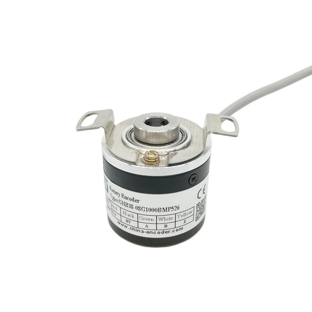 Codeur rotatif à trou aveugle CALT 5-26V 38mm 6mm | 100 200 500 600 1000 1024 2000 PPR sortie de traction 10-30V