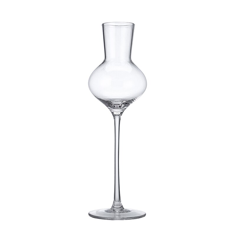 Verre à liqueur tulipe 150ml | Coupe à odeur de whisky, verre d'essai, verre à vin étranger haut pied, verre à spiritueux, verre glace: Default Title