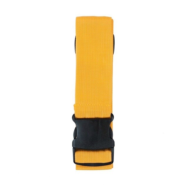 Travel Classic Practical Luggage Straps Adjustable Luggage Belt Baggage Suitcase Accessories Travel 180cm: Yellow