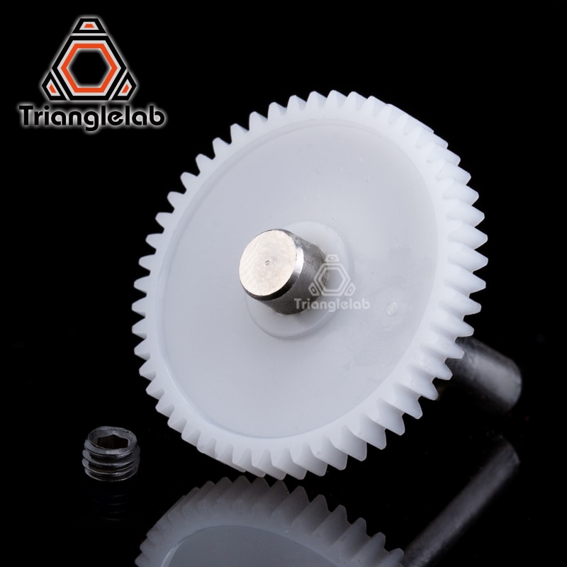 Trianglelab BMG EXTRUDER SHAFT ASSEMBLY GEAR Single and Dualdirect extruders Including setscrew for primary 1.75/5.0 drivgear