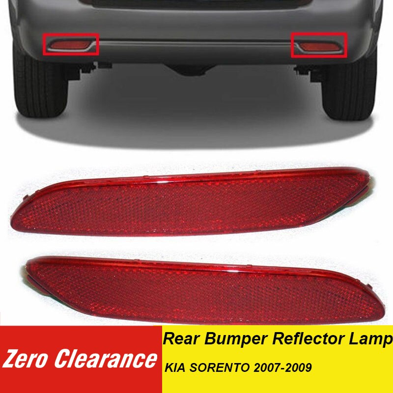 92480-3E550 92490-3E550 Paraurti Posteriore Del Riflettore Lampada Assy Sinistra Destra per kia Sorento 2007 2008 2009 924803E550 924903E550