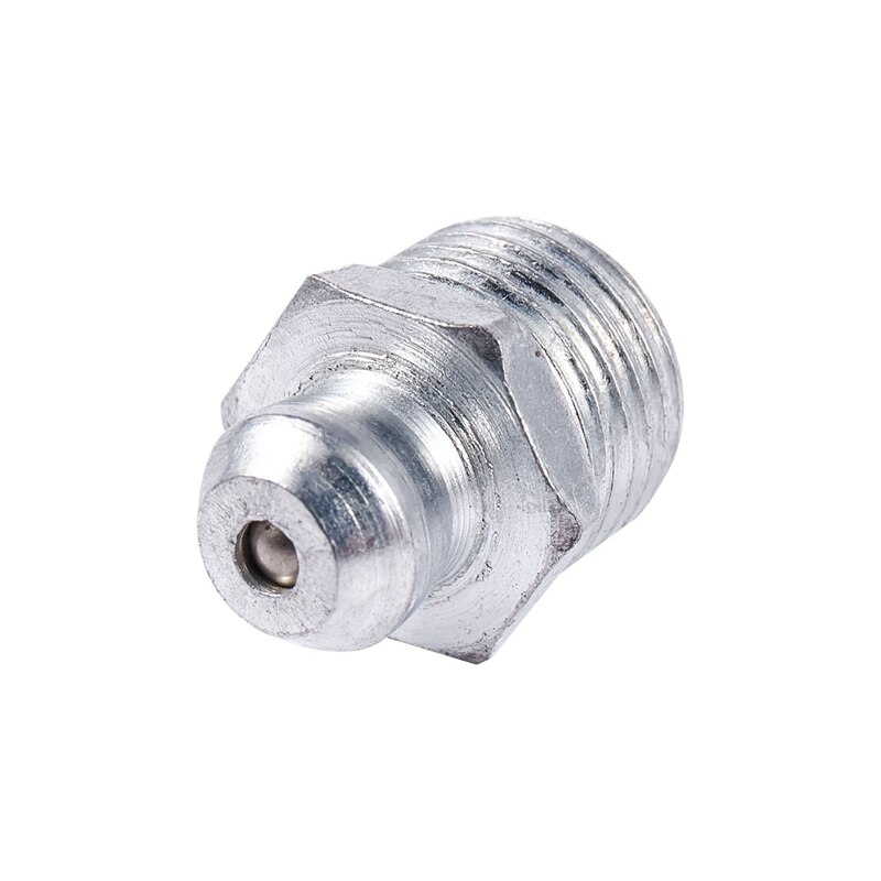 Pak van 5 M10x1 buitendraad Rechte metalen grease nipple zerk nozzle