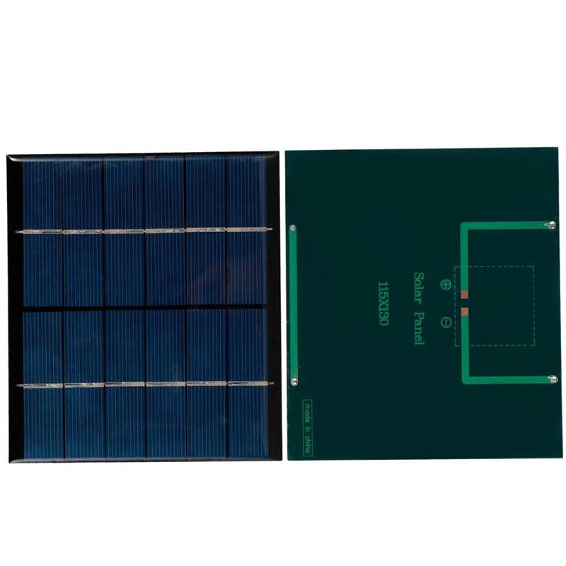 panneau solaire 2.5W 6V Mini Polysilicon Solar Panel DIY Small Solar Cell Board Module for Solar Lamps pannello solare
