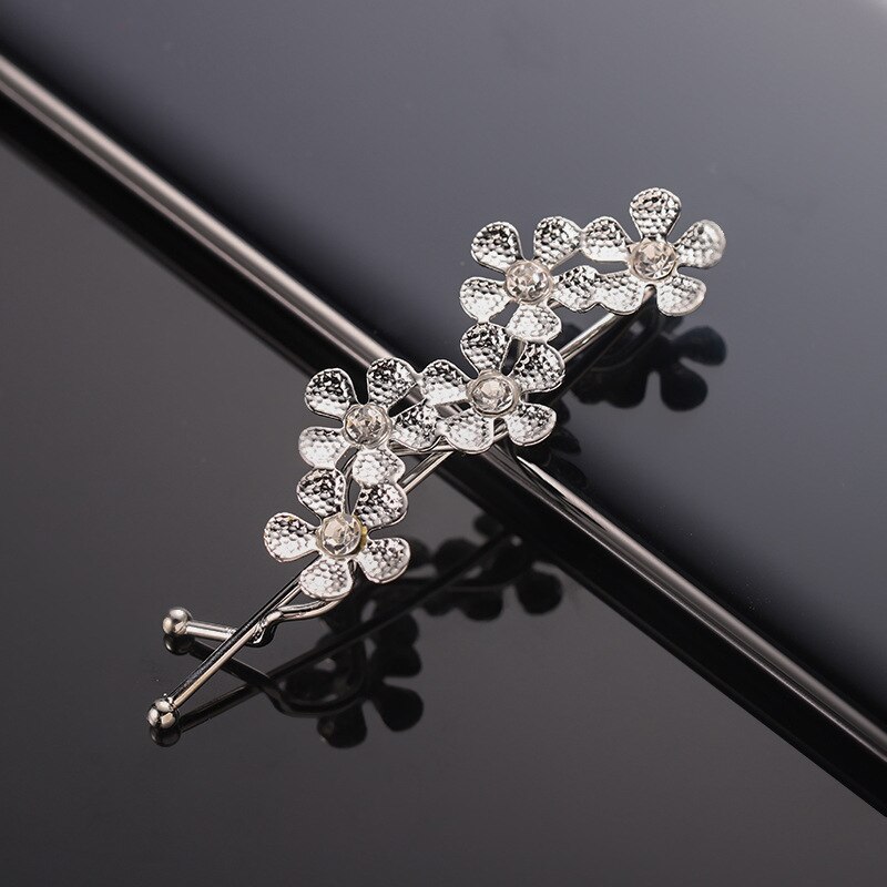 Classique Vintage métal géométrique strass épingle à cheveux cristal lune soleil étoile pince à cheveux femmes épingles à cheveux accessoires bijoux: 7