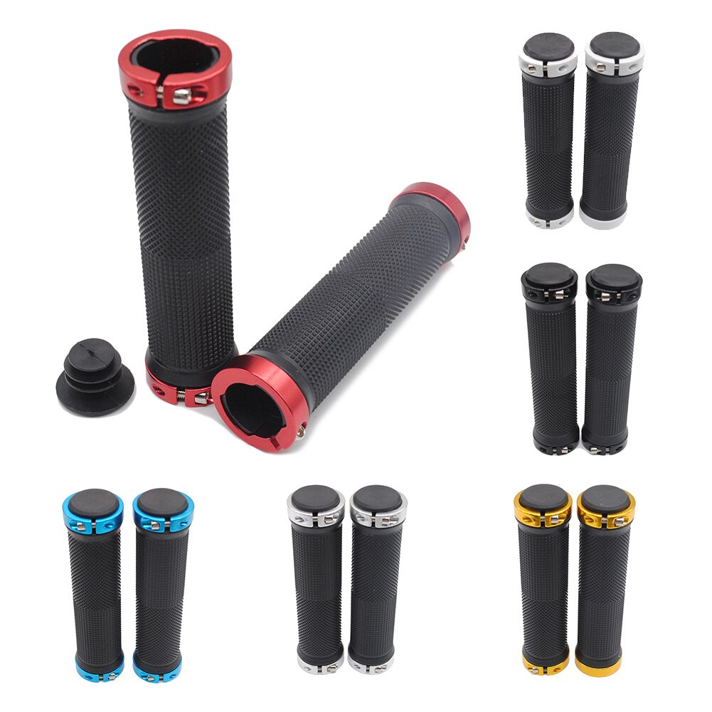 Mountainbike Grips Rubber Slot Op Stuur Lock-On Grips Fixed Gear Fixie Grips End Knock Off