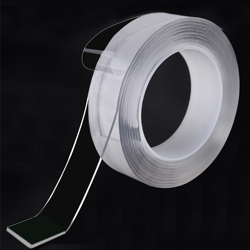 1M/3M/5M Nano Magic Tape Dubbelzijdige Tape Transparante Notrace Herbruikbare Waterdicht Plakband reinigbare Thuis