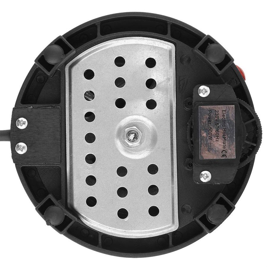 Mini estufa eléctrica portátil para el hogar, calentador multifunción de placa de 500W, enchufe estadounidense de 110V/Enchufe europeo de 220V