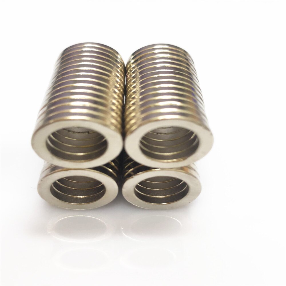 10 20 50PCS/LOT Ring Magnet 15*2 16*2 Hole 11 N35 NdFeB MAGNET 15x2-11 16x2-11 Neodymium Speaker Magnets 15x2mm 16x2mm