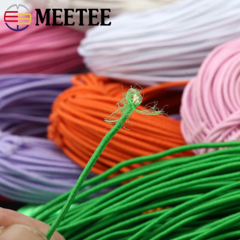 80 mx 1mm miljøvennlig ledning sy elastiske bånd tau armbånd perler strenger gummibånd for hår sløyfe plagg gjør-det-selv håndverk  ky585