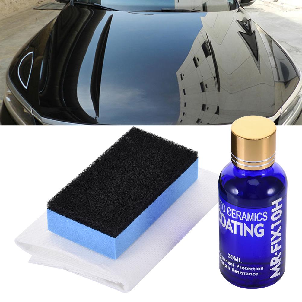 Hardness 10H super Hydrophobic 30ml Car Glass Coating Car Liquid Coat Paint Care Durability Anti-Corrosion Coating Set