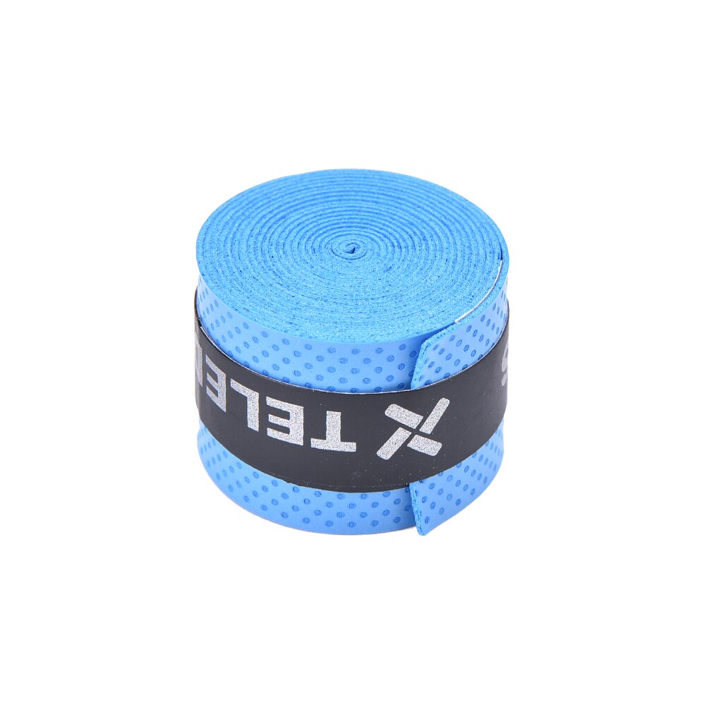 Tennisracket greb anti slip sved absorberet wraps tape badminton squash racket greb håndtag dække bandage rem fiskestang: Blå