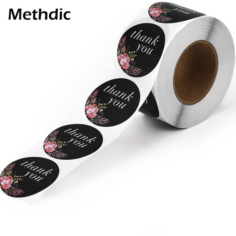 Methdic 500 Stickers Dank U Stickers Dank U Kaarten Voor Gunsten Dank U Label