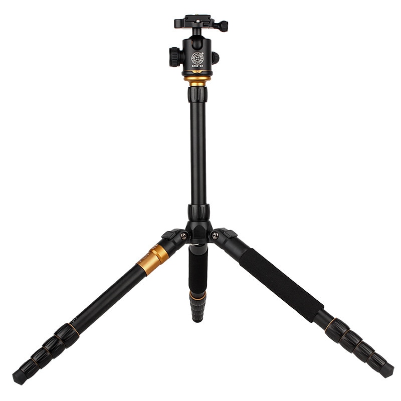 QZSD-trípode y monopié Q666 Pro QZSD-02, para cámara Digital SLR, soporte de carga de 35cm y 15Kg