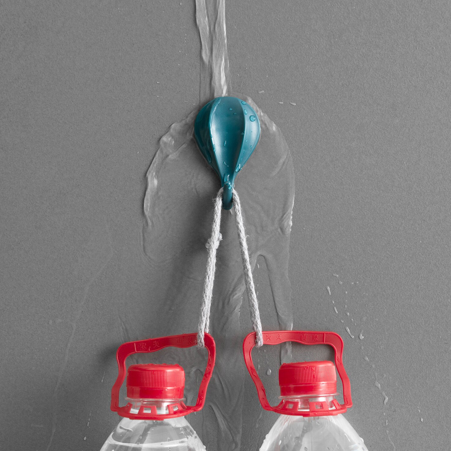 Plastic Luchtballon Muur Opknoping Keuken Haak Naadloze Deur Massief Haak Rack Sleutelhouder Muur Haken Decoratieve Hanger